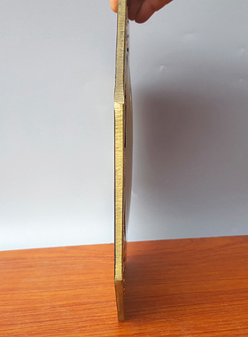 铜器八卦镜中式摆件黄铜实心凸镜凹镜阴阳鱼镜创意30厘米客厅挂壁