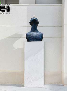 售楼处大堂人物艺术品摆件北欧装饰品酒店大厅楼梯处工艺品雕塑