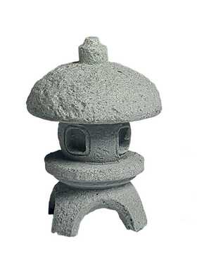 微景观摆件石灯日式枯山水沙盘造景石头灯微缩灯笼禅意盆景小摆件