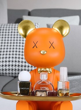 进门玄关钥匙收纳摆件网红家用客厅鞋柜桌面轻奢可爱创意装饰品