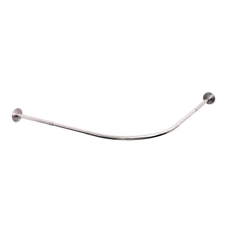 新款直销伸缩杆浴室弧形免打孔浴帘杆套装扇形不锈钢淋浴杆一件,淘宝优惠券,粉丝福利购,淘宝优惠卷