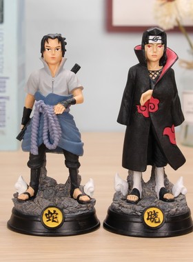 火影忍者 邪神手办 佐助 帅气鸣人鼬宇智波 卡卡西 模型摆件礼物