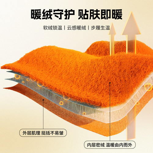 回力加绒运动裤男款秋冬款青少年卫裤2025新款男士裤子休闲裤男Y - 图1