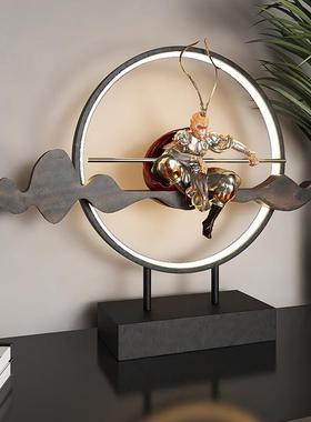 QJD齐天大圣孙悟空装摆件厅玄家关电视柜居饰品轻奢办客公室桌面