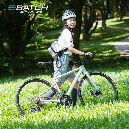 百琦(Batch) F1 平把公路车成人城市休闲学生通勤前后车灯自行车 - 图3