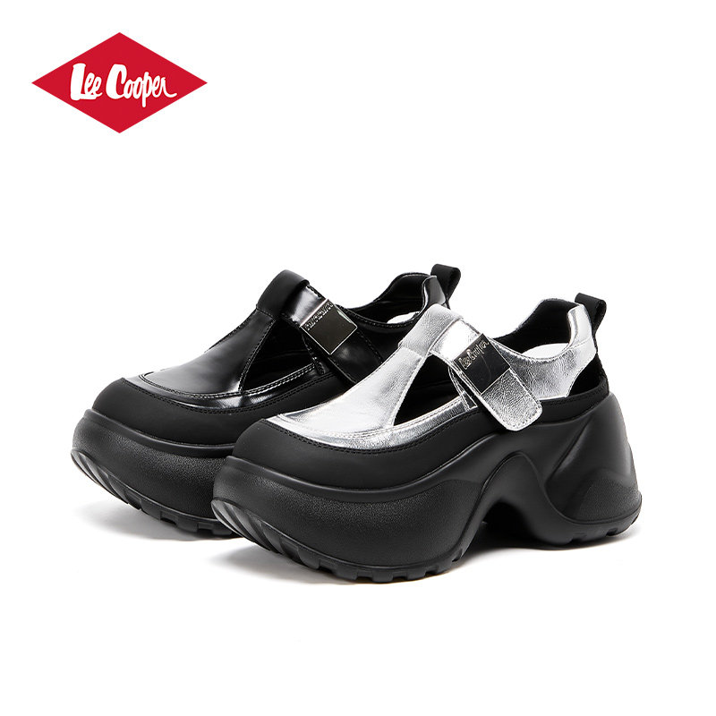 Lee Cooper时尚凉鞋女2025新款夏季厚底增高休闲鞋百搭搭扣沙滩鞋,淘宝优惠券,粉丝福利购,淘宝优惠卷