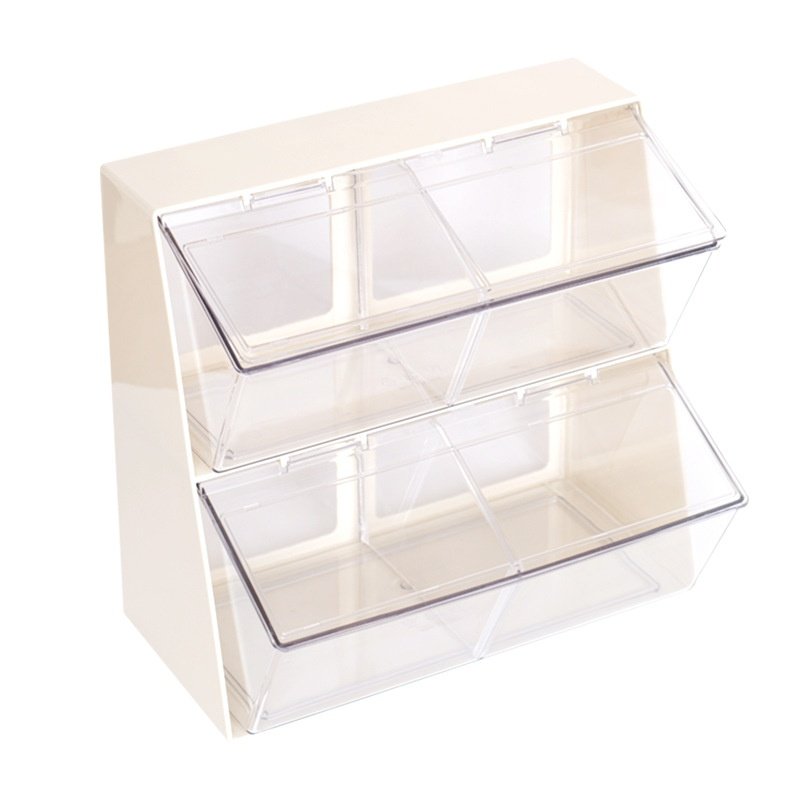 茶包收纳盒办公室茶水间零食盒防尘咖啡茶叶胶囊储物收纳翻盖,淘宝优惠券,粉丝福利购,淘宝优惠卷