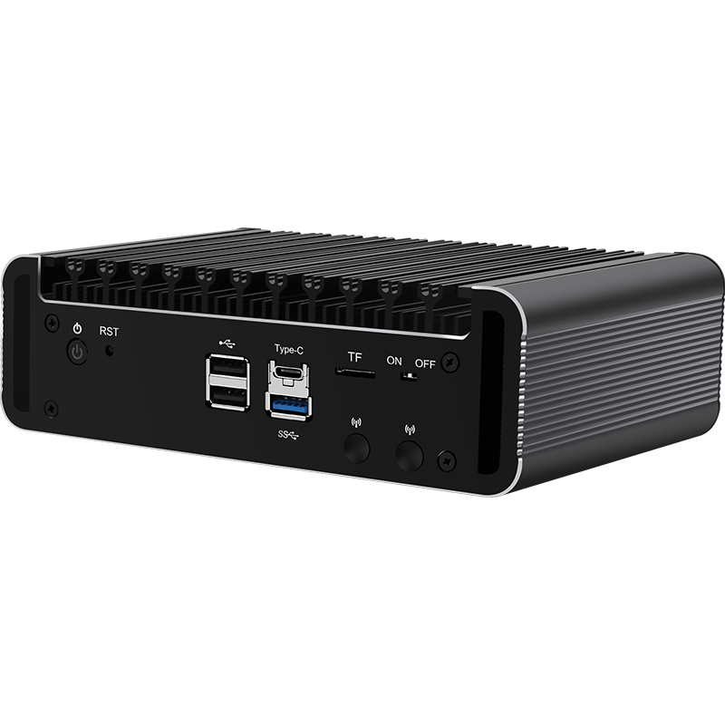 畅网J6412/J6413 四网2.5G 双DDR4 双M.2 NVME 双SATA 特色版多网口迷你主机