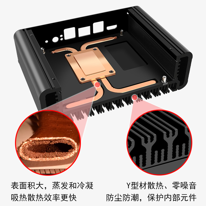 畅网11代酷睿I5-1135G7/I7-1165G7高性能六网2.5G DDR4 M.2 NVME ESXI PVE IKUAI ISTOREOS 迷你主机