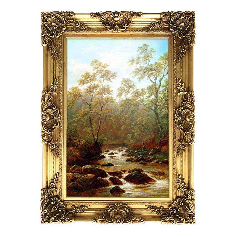 世界名画古典风画景画欧式油厅客装饰山水画美式玄关挂画壁画9745,淘宝优惠券,粉丝福利购,淘宝优惠卷