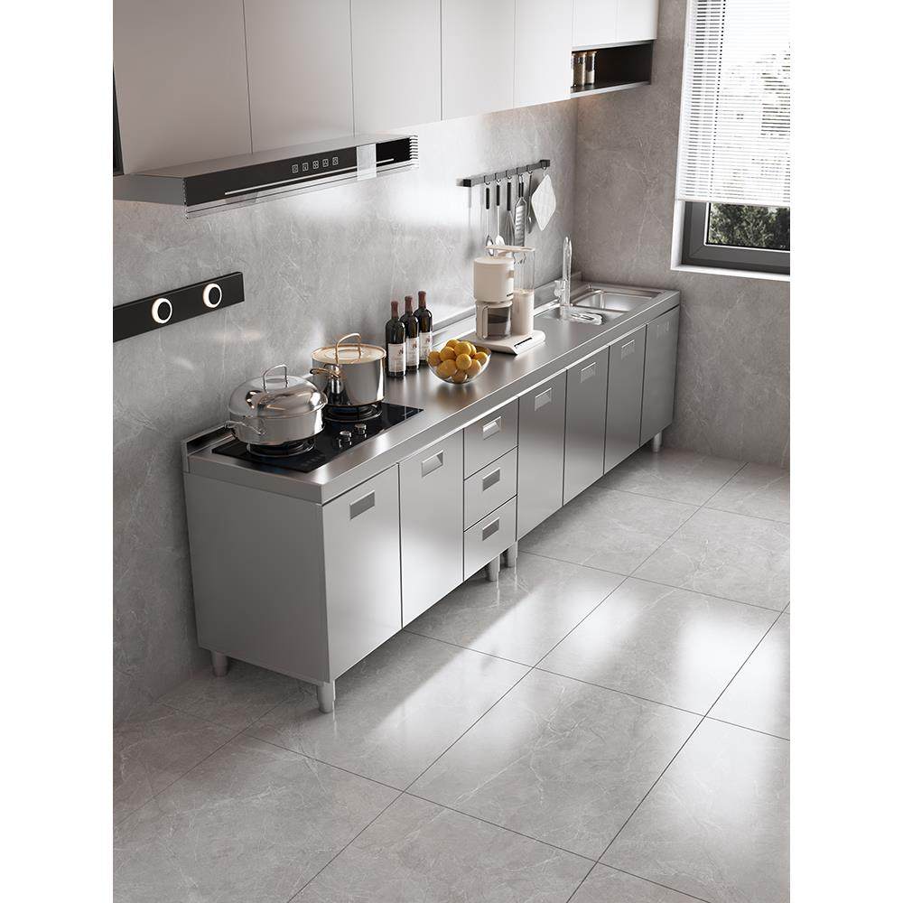 34整体灶不锈一钢852856020厨房橱柜家用农村台体水槽碗柜收纳碗,淘宝优惠券,粉丝福利购,淘宝优惠卷