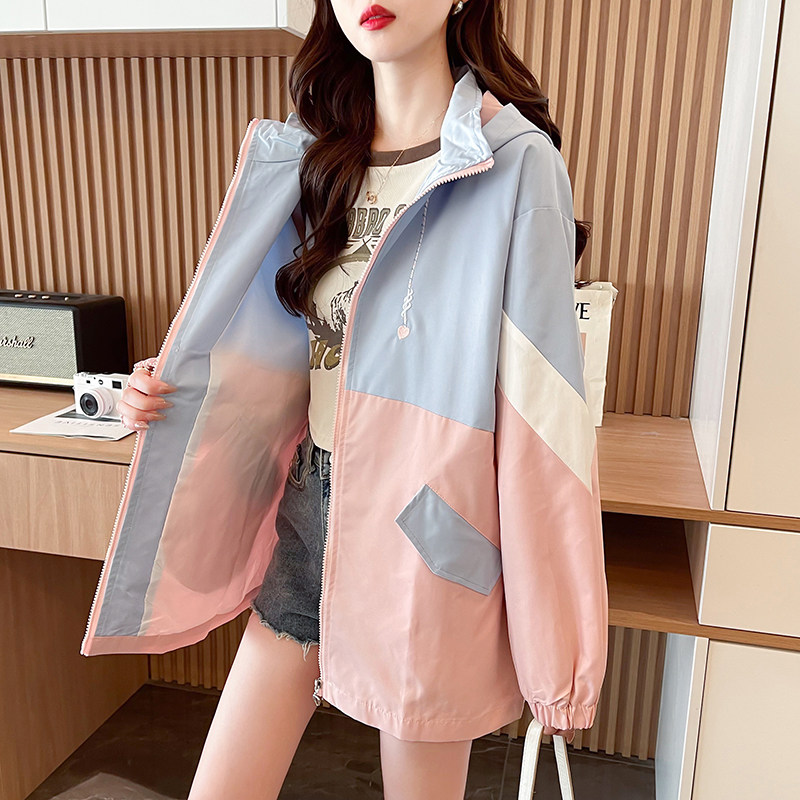 春季工装外套女春秋休闲百搭夹克少女风衣2025新款初中学生冲锋衣,淘宝优惠券,粉丝福利购,淘宝优惠卷