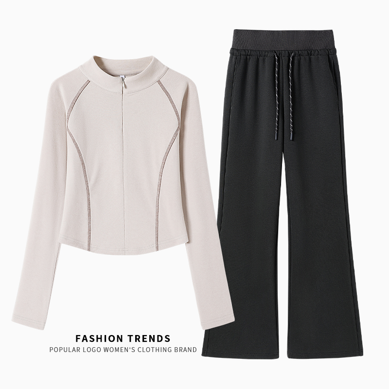 回力运动套装女秋冬季2025新款休闲外套小个子巨好看的早秋一整套 - 图0