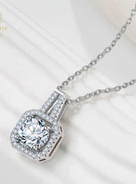 轻奢项链耳饰戒指茉奢锆石十字链