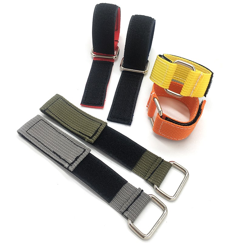 5铁扣编织带魔术贴扎带反扣粘扣卡板电池模型固定货物捆绑打包带 - 图1