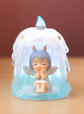 极速安妮宝贝祈祷小夜灯桌面装饰摆饰灯女孩牀头柜气氛灯学生毕业