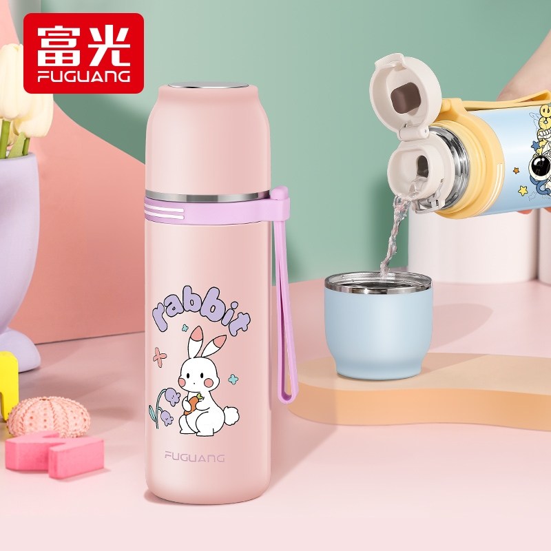 富光儿童保温杯小学生男孩女上学专用杯子抗菌食品级可爱刻字水杯,淘宝优惠券,粉丝福利购,淘宝优惠卷
