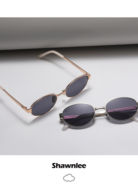 Shawnlee老钱风圆框墨镜女