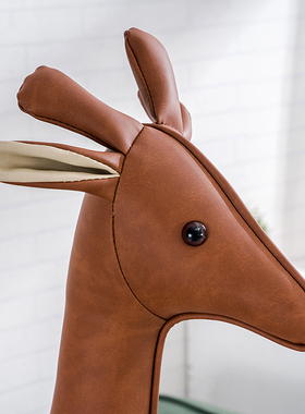 动物摆件手工动物造型家居大象猩猩长颈鹿男女生礼品礼物