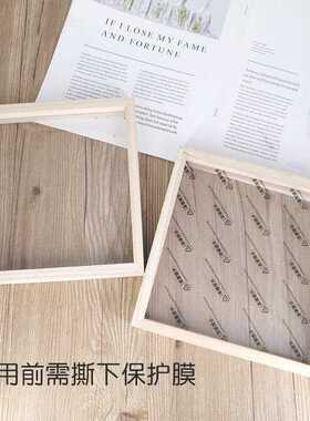 新款直销实木相框亚克力玻璃画框 儿童幼儿园diy绘画创意涂鸦手绘