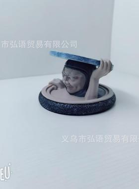 新款直销2021跨境新品树脂工艺品摆件庭院装饰硬井盖人偷窥搞笑整