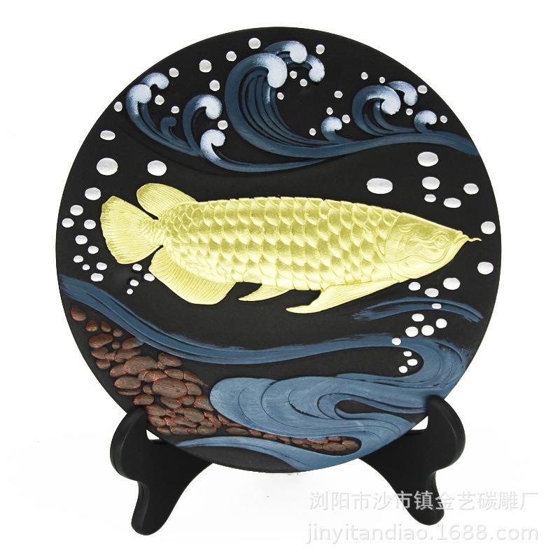 新款直销炭雕工艺品活性碳雕商务礼品创意新奇家居摆件 - 图0