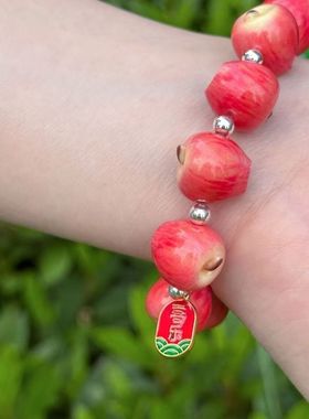 ins高颜值苹果仿真手串情侣礼物