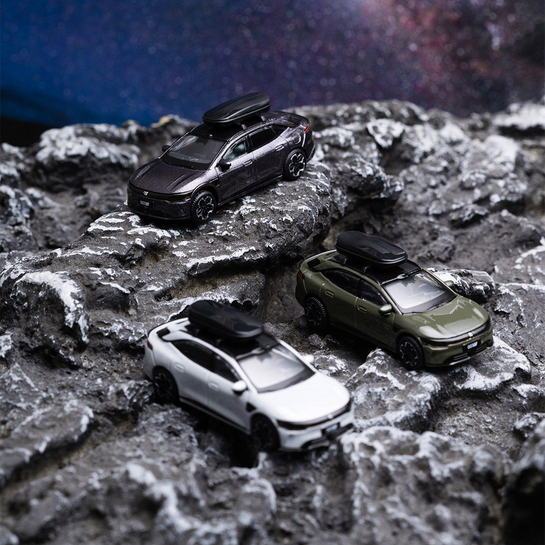 极氪极物ZEEKR 007GT全仿真车模1:64摆件儿童玩具收藏