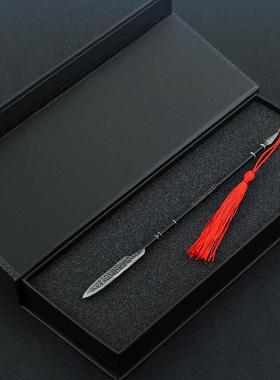 雪中悍刀行影视周边22CM青鸟刹那枪全金属摆件模型