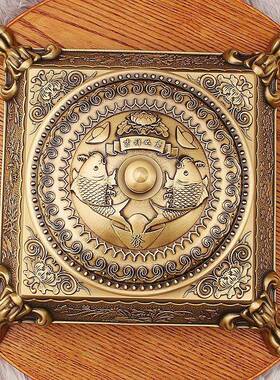 烟灰缸客厅办公室大号复古梅兰竹超菊带盖缸面AVI摆桌件烟工艺品