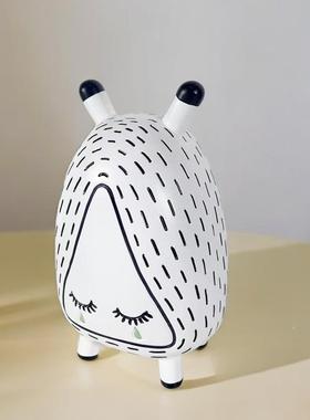 树新树品创意摆卡通伤心河马脂件儿童家居办公室摆件可3851爱脂工