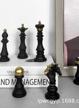 直销新款跨境热销创意仿真国际象棋欧美式家居橱窗酒柜桌面个性树