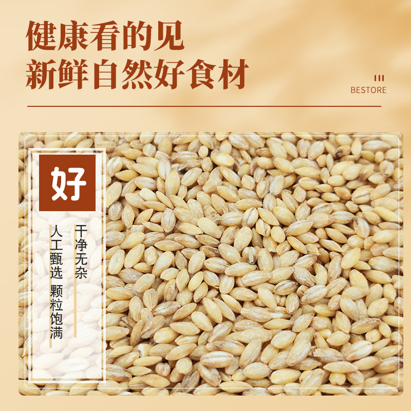 正宗当季去皮大麦仁米新鲜产地直发脱皮官方旗舰店正品粗粮农家