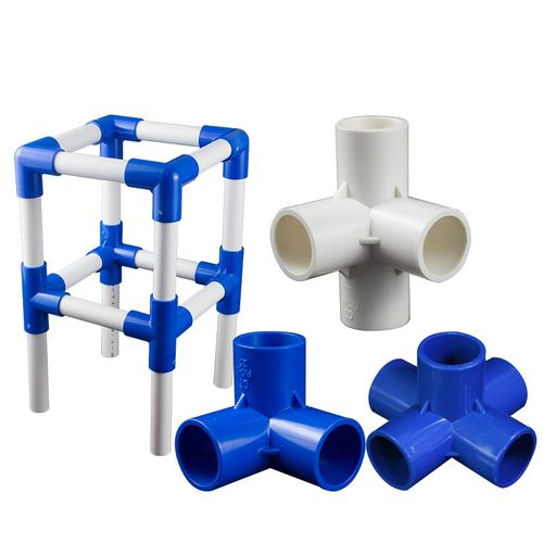 pvc接头20立体三通25立体四通五通32塑料配件鞋柜直角架子给水管 - 图3