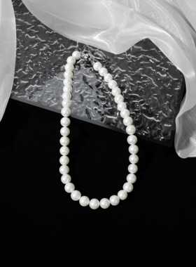 轻奢小众设计高级感施家珍珠项链