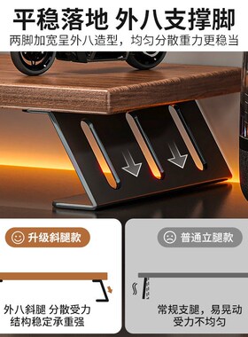 桌上置物架桌面书架电脑桌收纳整理架子置物架洞洞板显示器增高架
