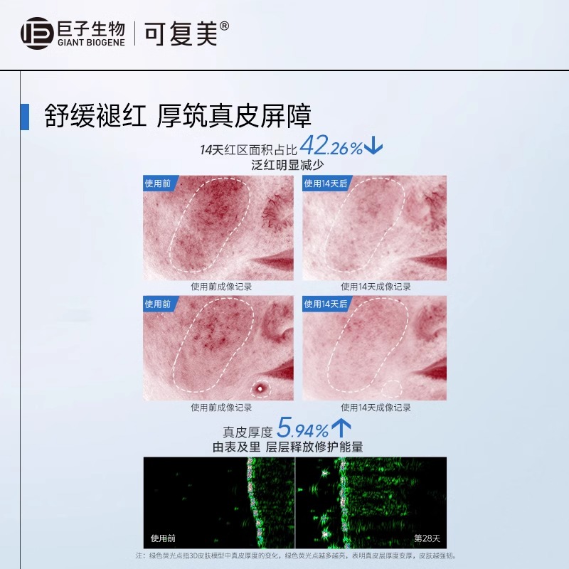 可复美胶原乳重组蛋白精粹乳补水修护舒缓清爽不油腻保湿乳液40ml