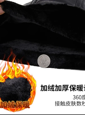 中老年真皮帽子男女冬老太太雷锋帽防风保暖棉帽奶奶加绒羊皮护耳