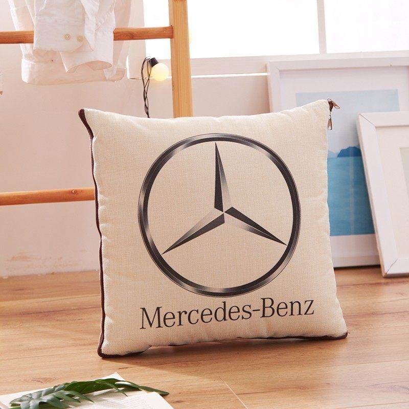 汽车4S店枕头被两用二合一亚麻枕头沙发靠垫被子全年通用办公汽车,淘宝优惠券,粉丝福利购,淘宝优惠卷