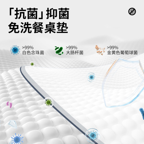*软玻璃pvc透明桌布餐桌垫防水防油防烫免洗塑料水晶板茶几桌面垫 - 图1