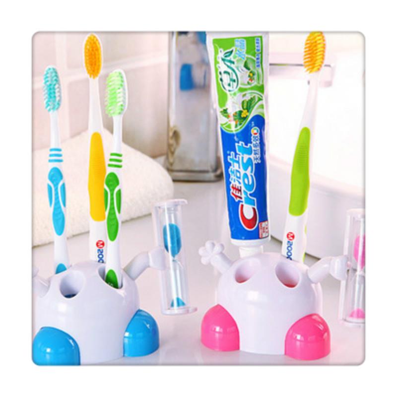 直销新款卡通沙漏牙刷架牙刷座儿童刷牙计时器定时约3分钟时间创 - 图2