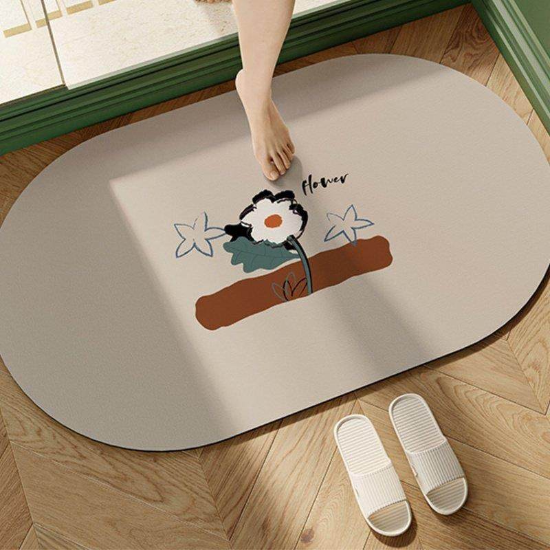 复古浴室硅藻泥地垫板吸水速干防滑门垫免洗耐脏浴室垫卫生间脚垫,淘宝优惠券,粉丝福利购,淘宝优惠卷