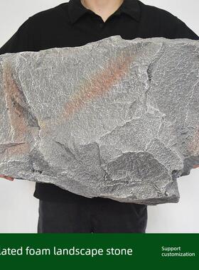 模拟石泡沫石挂道具雕塑室内景观摄影摆件普假石岩石