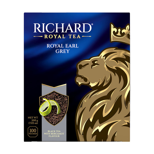 瑞查得Richard伯爵红茶100包经典红茶袋泡茶俄罗斯进口红茶盒装 - 图3