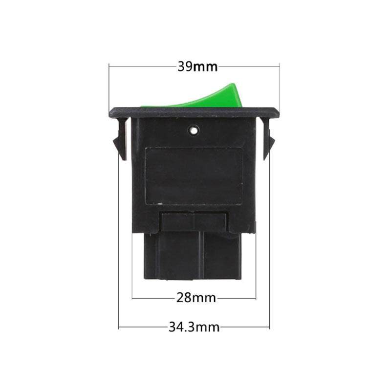 140-1汽车货车12V24V改装电源开关雾灯警报喇叭备用翘板开关按钮 - 图2
