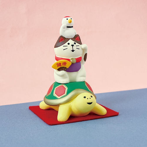 Decole福气招财Concombre正版手办猫咪玩具装饰桌面潮玩摆件礼物 - 图2