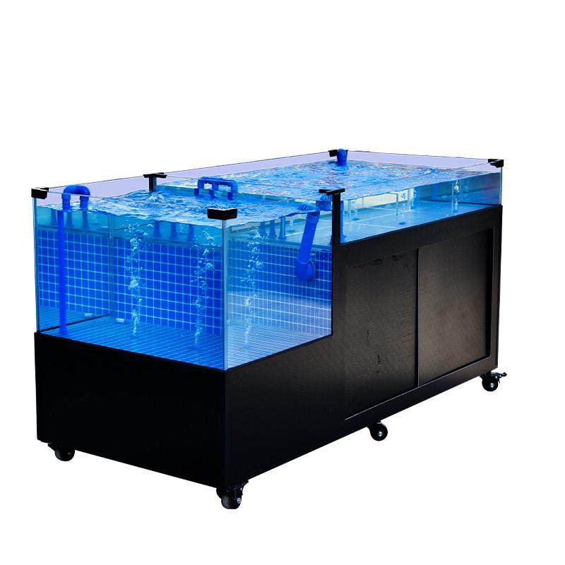 海鲜鱼缸饭店超市专用贝类小龙虾罗氏水产移动海鲜池商用制冷一体,淘宝优惠券,粉丝福利购,淘宝优惠卷