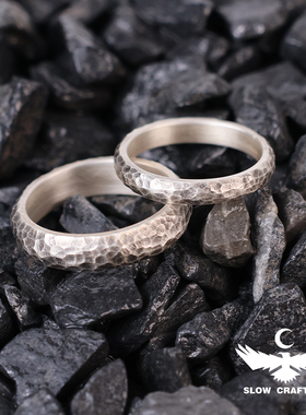 男女款925纯银戒指闭口