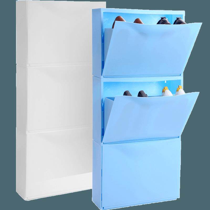 鞋架子塑料鞋柜抽屉式多功能收纳储物柜强尼斯自由组合折叠收纳柜,淘宝优惠券,粉丝福利购,淘宝优惠卷