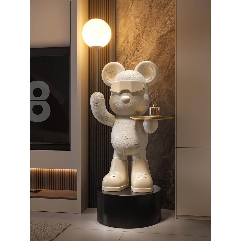 暴力熊客厅地板站立的装饰品旁边的电视柜大存钱罐家装乔迁礼物,淘宝优惠券,粉丝福利购,淘宝优惠卷